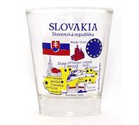 World By Shotglass Slovakia EU Series Landmarks and Icons Shot Glass