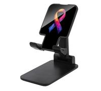 World C-ancer Day Hope Adjustable Phone Stand Cute Foldable Desk Holder for Phones Tablets Hands Free