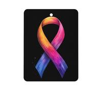 World C-ancer Day Hope Automotive Air Fresheners Mirror Aromatherapy Tablets Ornament Car Fragrance Scented Cards Square