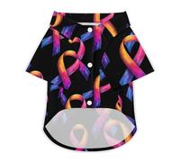 World C-ancer Day Hope Dog Shirts Summer Pet Clothes Comfort T-Shirts Short Sleeveless Top for Cats Dogs XS
