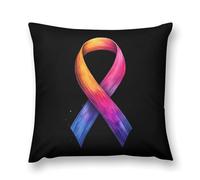 World C-ancer Day Hope Fashion Pillowcases Plush Throw Pillow Covers Printing Body Cushion Protective Case