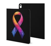 World C-ancer Day Hope Funny Tablet Case Compatible with IPAD Pro 2020 （11in）/2020 （10.2in）/2020 AIR 4 （10.9in）/Pro 2021 （11in）/Air4/Air5 （10.9in） Personality Protective Cover with Pen Slot