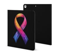 World C-ancer Day Hope Funny Tablet Case Compatible with IPAD Pro 2020 （11in）/2020 （10.2in）/2020 AIR 4 （10.9in）/Pro 2021 （11in）/Air4/Air5 （10.9in） Personality Protective Cover with Pen Slot