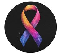 World C-ancer Day Hope Wooden Jigsaw Puzzles for Adults Funny Intelligent Games Round Home Decor Artwork