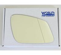WORLD CAR MIRRORS FITS BMW 2 SERIES F22 F87 COUPE 2012-2019 REPLACEMENT SIDE WING MIRROR GLASS RIGHT SIDE STICK-ON GLASS WIDE ANGLE