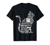World Cat Language Tee Meow Sounds & Names Around the Globe T-Shirt