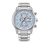 World Chronograph A.T Eco-Drive 43mm Mens Watch Blue