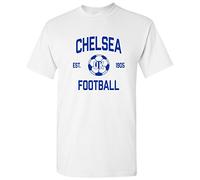 World Classic Soccer Football Arch Cup T Shirt, Chelsea Away White, XXL