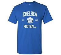 World Classic Soccer Football Arch Cup T Shirt, Chelsea Home Royal, XXL