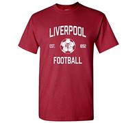 World Classic Soccer Football Arch Cup T Shirt, Liverpool Home Cardinal, Large
