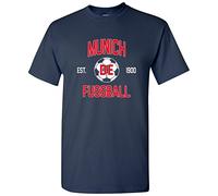 World Classic Soccer Football Arch Cup T Shirt, Munich Away Navy, XL