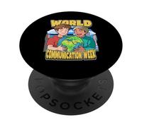 World Communication Week Celebrate Talking PopSockets Adhesive PopGrip