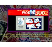 WORLD CUP 2002 KOREA JAPAN 31 May - 30 June - British Royal Mail Mint Collector Stamps in Presentation Pack Number 335 * MNH * No. of Stamps: 5 x 1st class