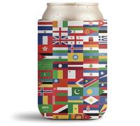 World Cup Beer Can Sleeve Flags of Various Countries World Cup Merchandise for Match Days Parties or Casual Drinks It's a Must Have Accessory for Any Football Fan Sports Enthusiasts Husband Men Gifts