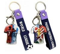 World Cup Football 2026 Double sided printing on acrylic Celebrate the Legends with Key Ring For Men Women Fans Friend Colleague Birthday Decoration Gifts Souvenir For Backpack Car Keys Accessories