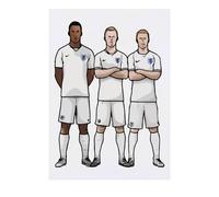 'World Cup Football Team' Temporary Tattoo - Water Resistant, Skin-Safe, Non-Toxic Transfer (TO00073809)