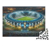 World Cup Stadium 1000 Pc Extra-Thick Cardboard Senior Puzzle, Glory Arena Concentration Game, Christmas Holiday Activity 70x50cm/1000pcs