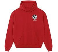World Cup Tango Ball Badge Men's Hoodie - Red / 2XL