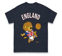 World Cup Willie England 1966 T Shirt, England World Cup Winners 1966 Tee Shirt, Retro Football Tshirt Navy