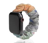 World Dollars Cute Watch Band Scrunchies Compatible with IWatch 38mm 40mm 42mm 44mm Elastic Strap