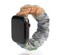 World Dollars Cute Watch Band Scrunchies Compatible with IWatch 38mm 40mm 42mm 44mm Elastic Strap