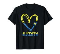 World Down Syndrome Awareness Day 3 Arrows Lucky Few Tattoo T-Shirt