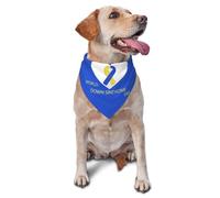 World Down Syndrome Awareness Day Dog Bandanas Triangle Bibs Pet Scarf For Small Medium Large Dogs And Cat