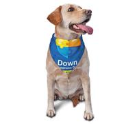 World Down Syndrome Awareness Day Dog Bandanas Triangle Bibs Pet Scarf For Small Medium Large Dogs And Cat
