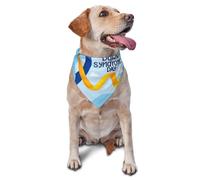 World Down Syndrome Awareness Day Dog Bandanas Triangle Bibs Pet Scarf For Small Medium Large Dogs And Cat