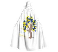 World Down Syndrome Awareness Day Halloween Witch Cloak Unisex Hooded Cloak For Festive Party Costume