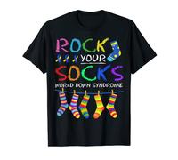 World Down Syndrome Day Awareness Rock Your Socks Kids Son T-Shirt