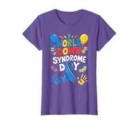 World Down Syndrome Day Awareness Socks Down Right 2025 T-Shirt