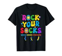 World Down Syndrome Day Rock Your Socks Awareness T-Shirt
