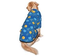 World Down Syndrome Month Dog Costumes Puppy Hoodies Pullover Sweatshirt Winter Coat Pet Clothes For Small Dogs Cats S