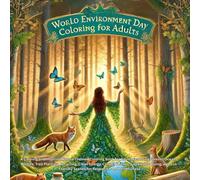 World Environment Day: A Calming and Inspiring Nature-Themed Coloring Book for Adults Featuring Forests, Oceans, Wildlife, Tree Planting, Recycling, ... Scenes for Relaxation and Mindfulness