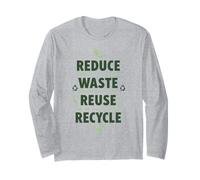 World Environment Day Reduce Waste Reuse Recycle Long Sleeve T-Shirt