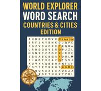 World Explorer Word Search: Countries & Cities Edition: | 6x9 inches, 110 pages | 50+ puzzles.