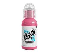 World Famous Limitless Tattoo Ink, Vegan Professional Premium Permanent Tattooing Inks, Light Pink 2, 29.5 ml