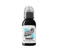 World Famous Limitless Tattoo Ink, Vegan Professional Premium Permanent Tattooing Inks, Midtone Grey, 29.5 ml