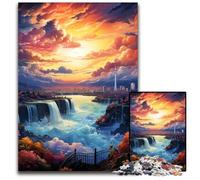 World Famous Scenery 1000 Piece Jigsaw Puzzles for Adults Wooden Jigsaw Puzzles Perfect for Christmas Halloween Easter New Year 1000 PCS(75x50cm)