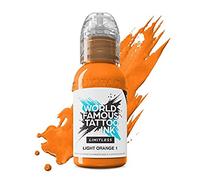 World Famous Tattoo Ink Limitless - Light Orange 1 - Professional Tattoo Ink - Vegan-friendly and REACH Compliant - 30 ml