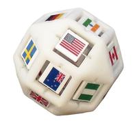 World Flags Game with Innovative Die of 54 Country Flags. Fun Geography Trivia Quiz Game, by Dream Dice.