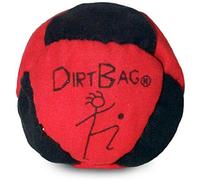 World Footbag Dirtbag Hacky Sack Footbag, Red/Black