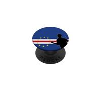 World Football 26 Cape Verde Team Champion Fun Flag Winner PopSockets Adhesive PopGrip