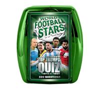 World Football Stars Green Top Trumps Quiz Card Game