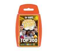 Top Trumps World Football Stars Top 200 Card Game - Pack no. 6, Virgil Van Dijk, Thomas Muller, Saka and Odegaard Dedicated Deck Playing Card Game - Collect All Packs
