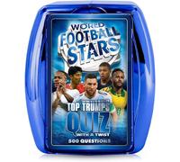 World Football Stars Top Trumps Quiz Game - Blue