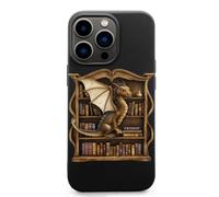 World Full Bookworms Be A Book Dragon-1 Phone Case Compatible with iPhone 13Mini/13/Pro/Pro Max Shockproof Protective Cover Case