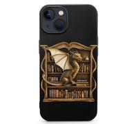 World Full Bookworms Be A Book Dragon-1 Phone Case Compatible with iPhone 13Mini/13/Pro/Pro Max Shockproof Protective Cover Case
