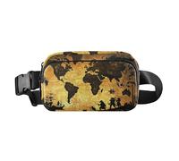 World Game Treasure Map Pirates Fashion Fanny Waist Pack for small businessman Waterproof with Adjustable Strap for Travel Vacation Running mariconeras de cintura para hombre,world game treasure map,